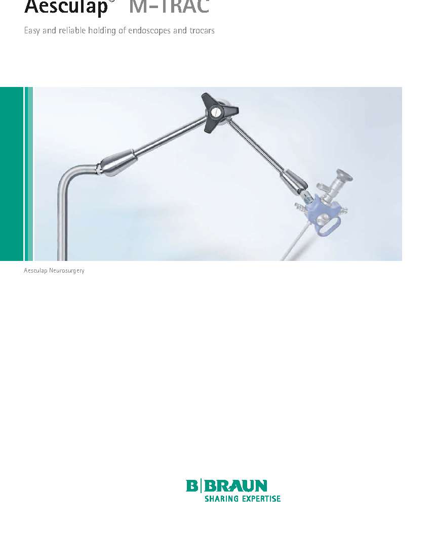 AESCULAP Endoskopie M-TRAC-Haltearmsystem
