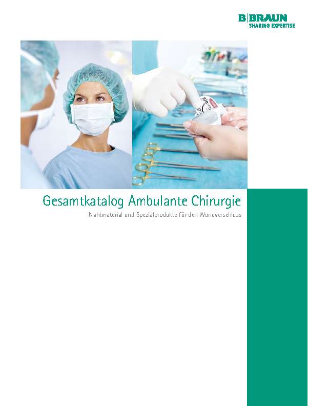 BBRAUN ambulante Chirurgie Gesamtkatalog