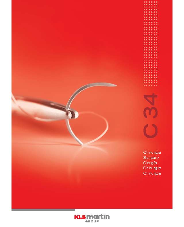 KLS Martin chirurgische Instrumente Generalkatalog