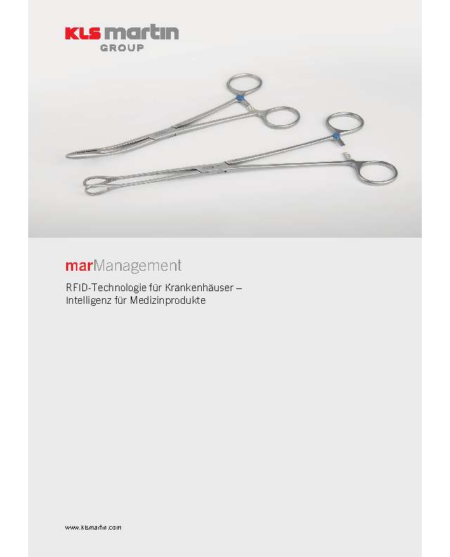 KLS Martin chirurgische Instrumente marManagement RFID-Technologie
