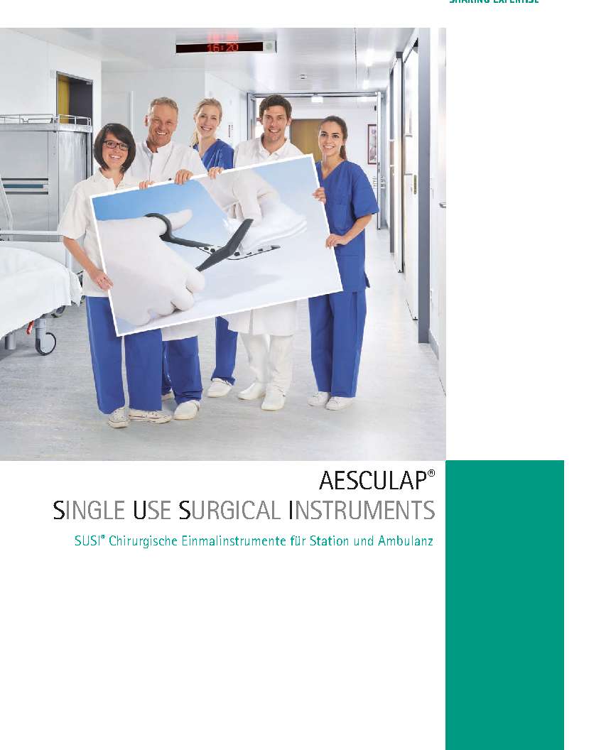 AESCULAP chirurgische Instrumente SUSI Einweginstrumentenprogramm