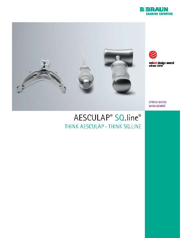 AESCULAP chirurgische Instrumente ergonomische SQ-Linie