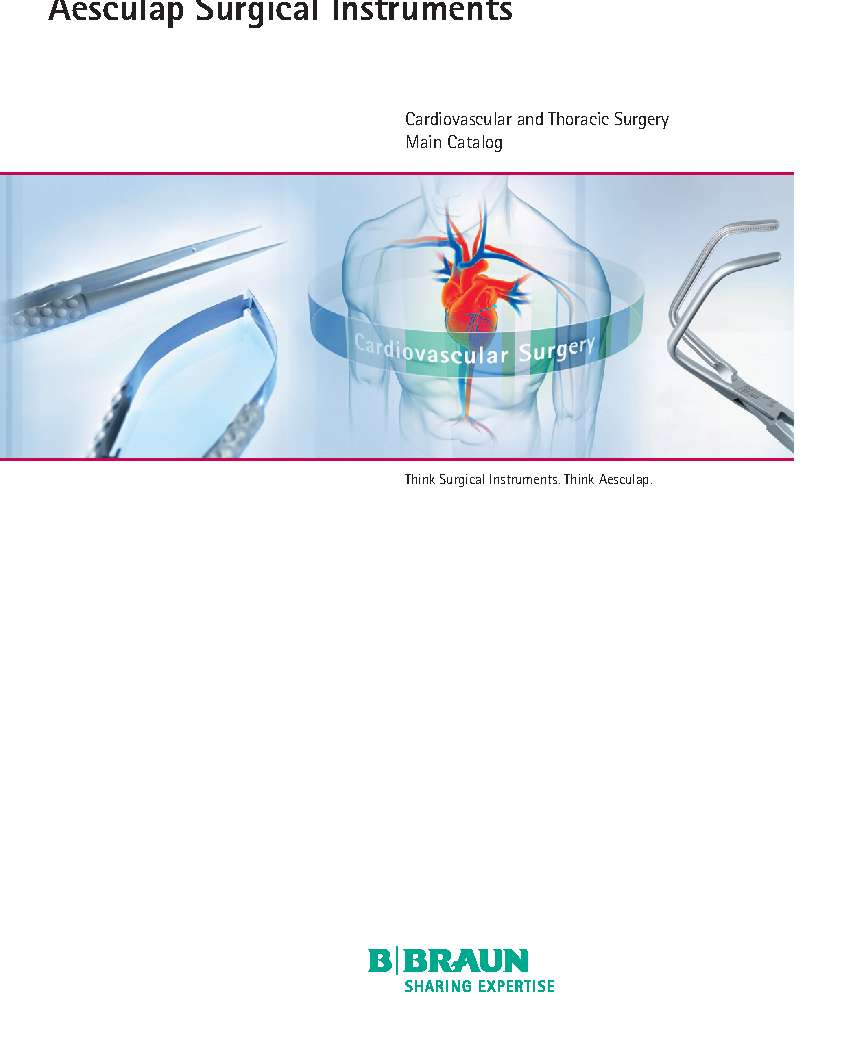 AESCULAP chirurgische Instrumente Herz-Thorax-Chirurgie