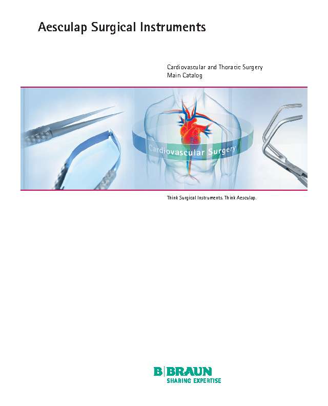 AESCULAP chirurgische Instrumente Herz-Thorax-Chirurgie