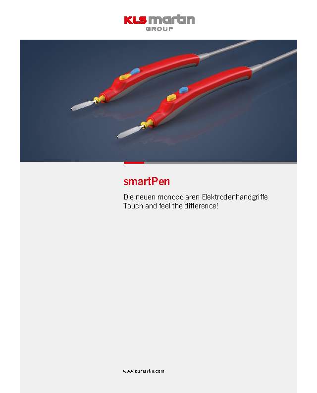 KLS Martin Elektromedizin HF-Chirurgie smartPen Elektrodenhandgriffe