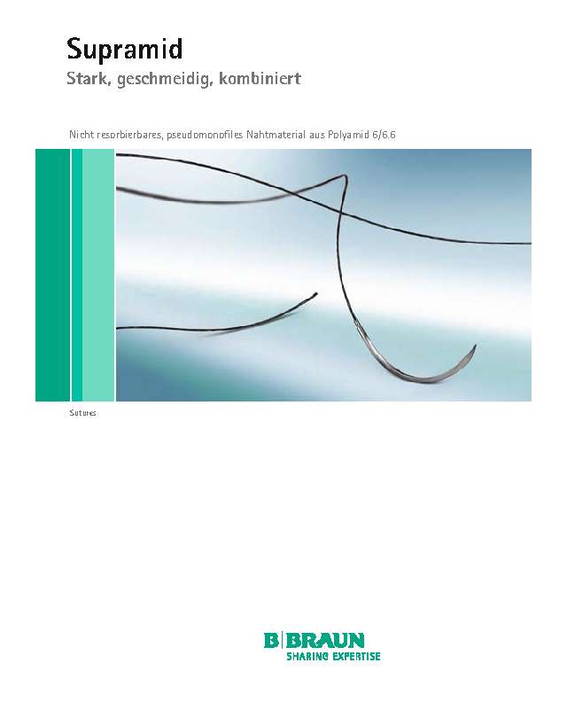 BBRAUN Wundversorgung Nahtmaterial Supramid