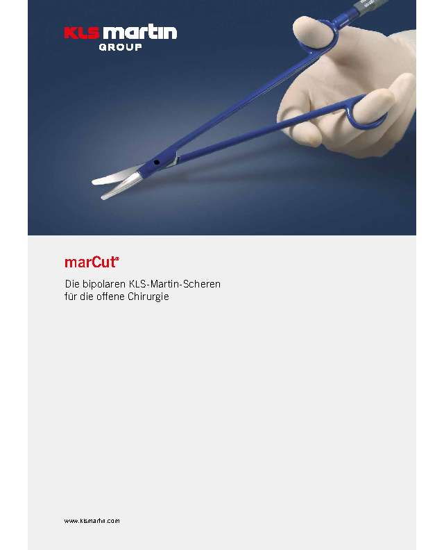KLS Martin Elektromedizin HF-Chirurgie marCut Bipolarscheren offene Chirurgie