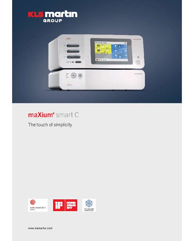 KLS Martin Elektromedizin HF-Chirurgie HF-Geräte maxium smart C 400W Allzweckgerät