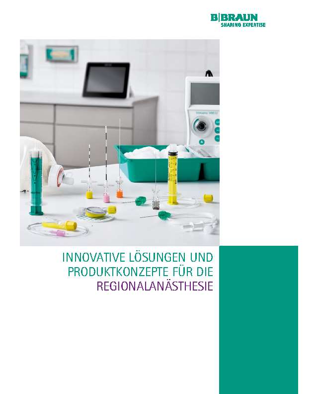 BBRAUN Regionalanästhesie Gesamtkatalog