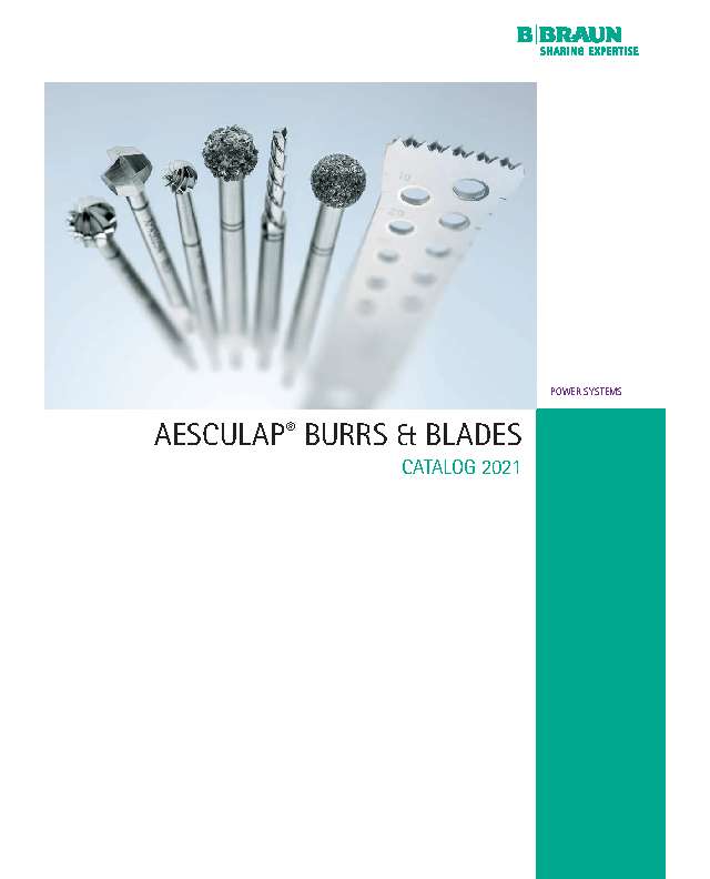AESCULAP Motorensysteme Bohrer-Fraeser-Saegeblaetter