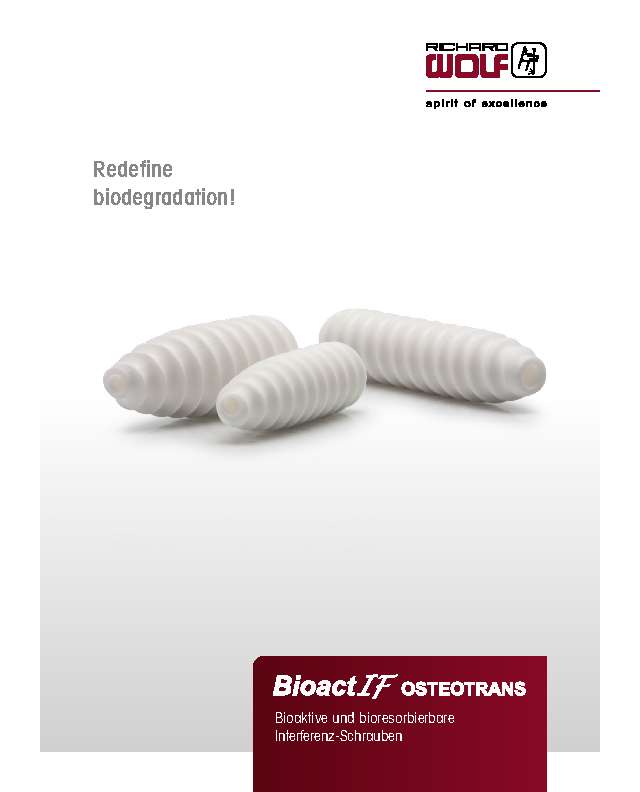 Richard Wolf Bioactive Interferenzschrauben