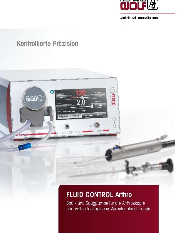 Richard Wolf Fluid Control Arthro Spülsaugpumpe-Pumpe
