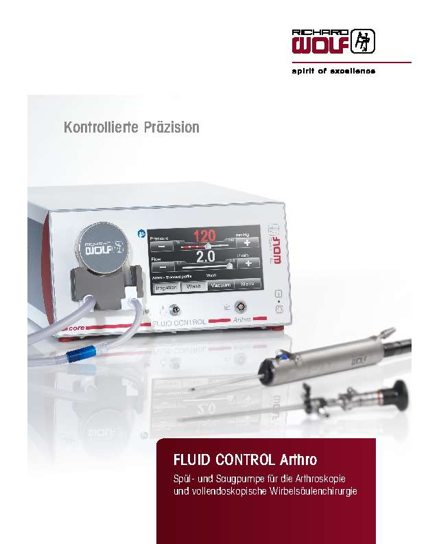 Richard Wolf Fluid Control Arthro Spülsaugpumpe-Pumpe