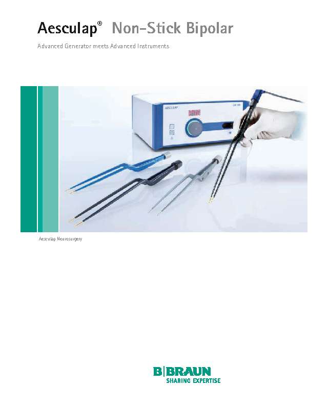 AESCULAP HF-Chirurgie NON-STICK Bipolarsystem Geraet & Instrumente