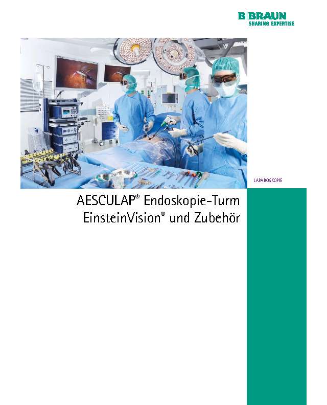 AESCULAP Endoskopie EinsteinVision® Bildgebung Gesamtkatalog