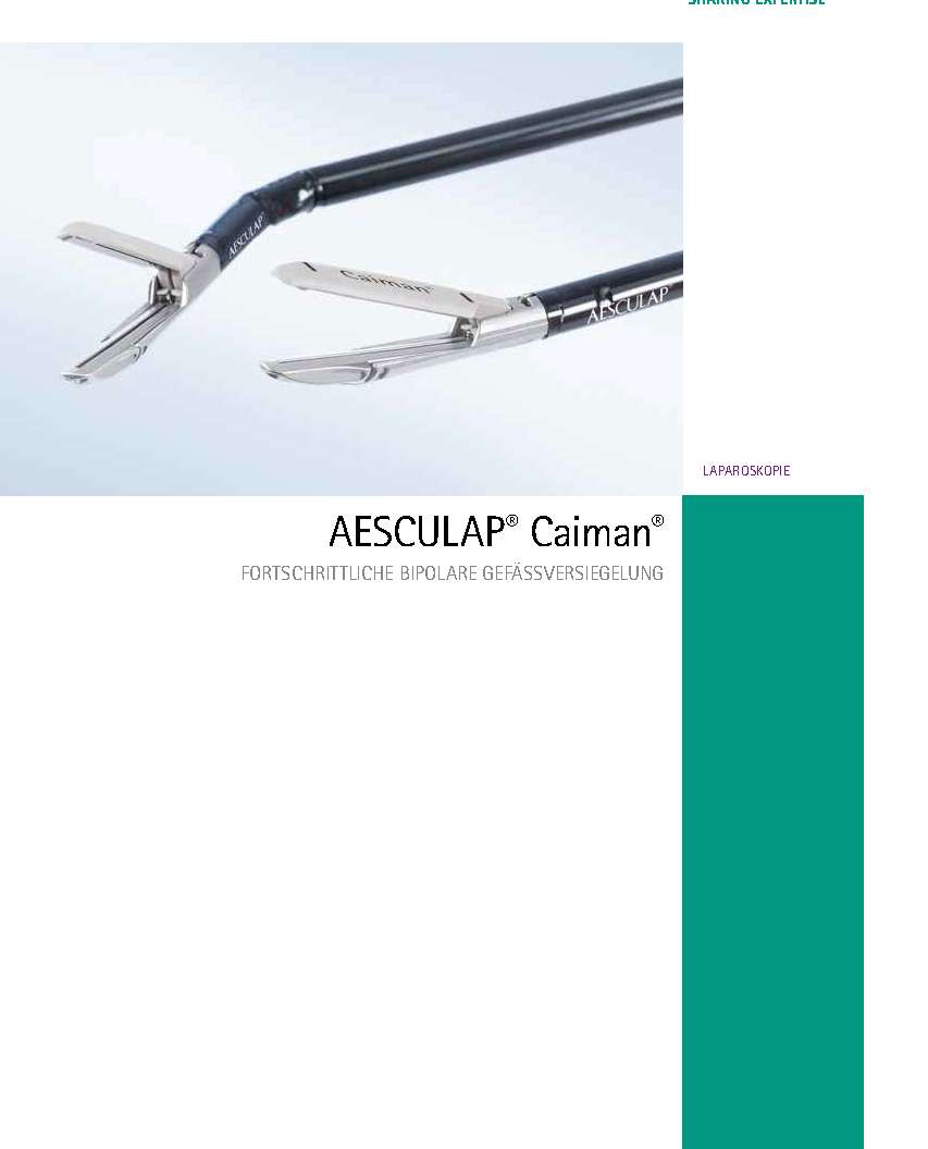 AESCULAP Endoskopie Caiman® bipolare Gefäßversiegelung