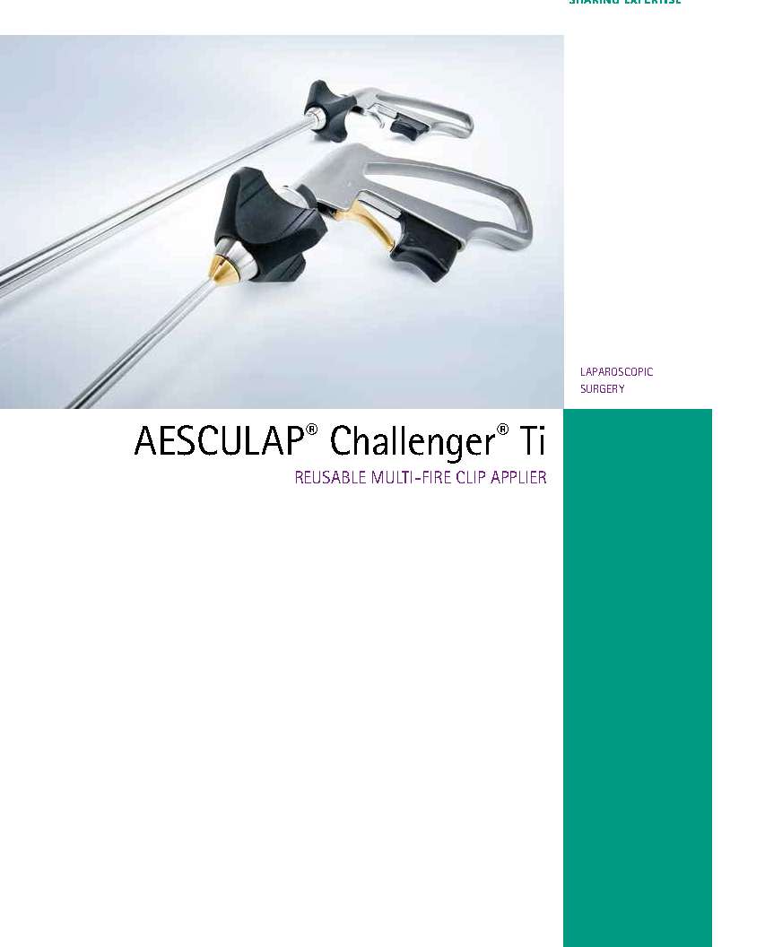 AESCULAP Endoskopie Challenger® Ti-Clipanleger