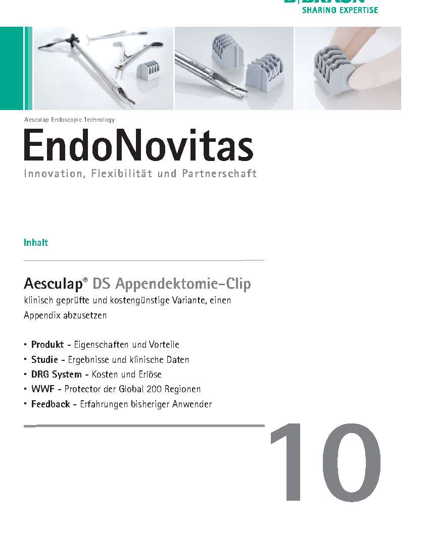 AESCULAP Endoskopie EndoNovitas DS Appendektomie-Clip