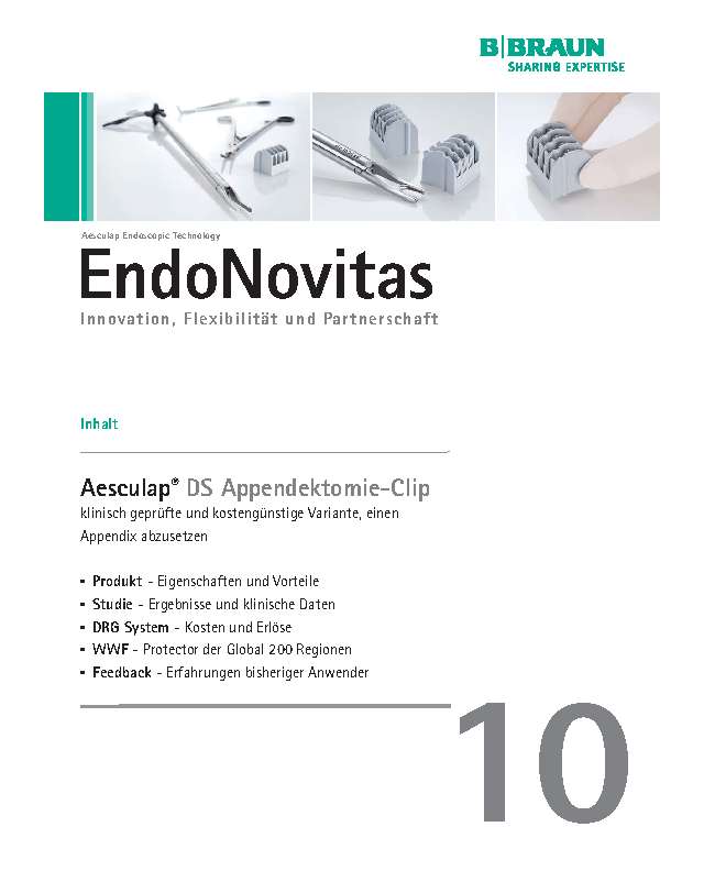 AESCULAP Endoskopie EndoNovitas DS Appendektomie-Clip