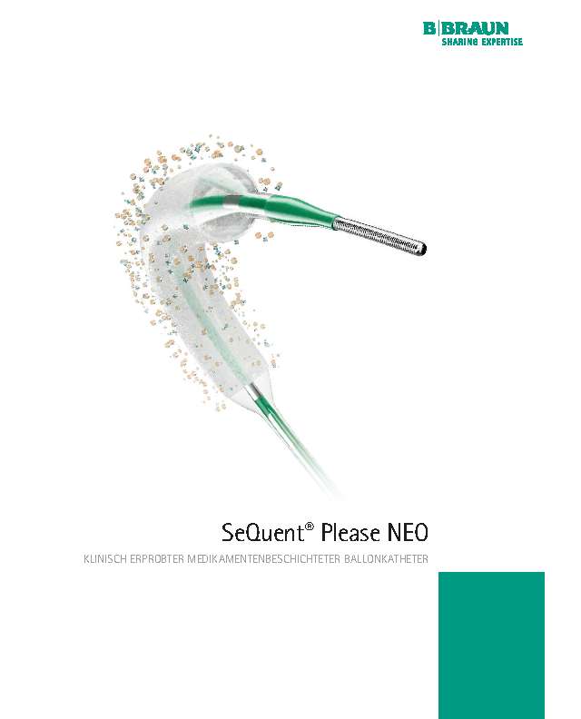 BBRAUN periphere Gefässmedizin SeQuent Please Neo_medikamentenbeschichteter Ballonkatheter