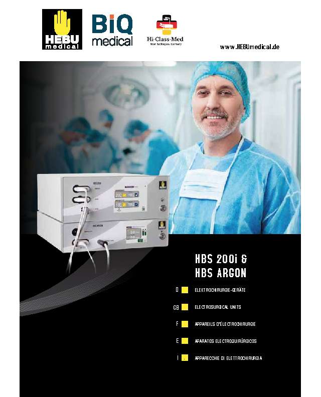 Hi-Class-Med_Elektrochirurgiegerät_HBS200i_HBS Argon