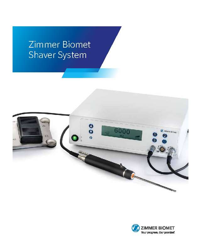 Zimmer Biomet Shaver System